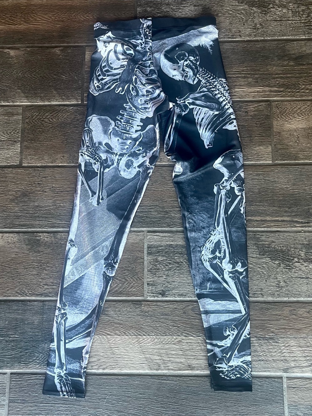 BlackMilk skeleton leggings M Bonus Iron Fist t-shirt M - Picture 3 of 13